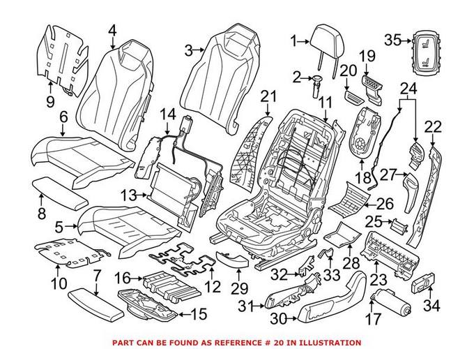 BMW Dashboard Air Vent 52107340269